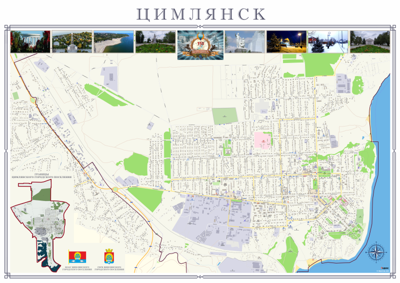 Tsimlyansk small map